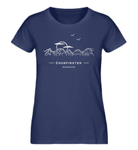 Laden Sie das Bild in den Galerie-Viewer, Churfirsten - Premium Berg Shirt Damen (Navy)