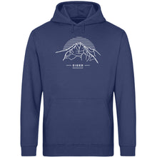 Laden Sie das Bild in den Galerie-Viewer, Eiger - Premium Berg Hoodie (Navy)