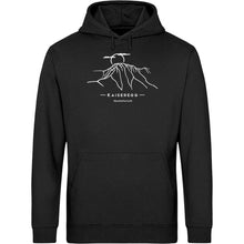 Laden Sie das Bild in den Galerie-Viewer, Kaiseregg - Premium Berg Hoodie (Black)