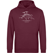 Laden Sie das Bild in den Galerie-Viewer, Kaiseregg - Premium Berg Hoodie (Burgundy)