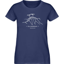 Laden Sie das Bild in den Galerie-Viewer, Kaiseregg - Premium Berg Shirt Damen (Navy)