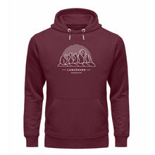 Laden Sie das Bild in den Galerie-Viewer, Lobhörner - Premium Berg Hoodie (Burgundy)