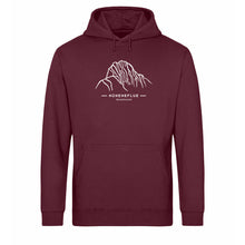 Laden Sie das Bild in den Galerie-Viewer, Nüneneflue - Premium Berg Hoodie (Burgundy)