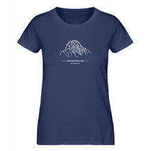 Laden Sie das Bild in den Galerie-Viewer, Nüneneflue - Premium Berg Shirt Damen (Navy)