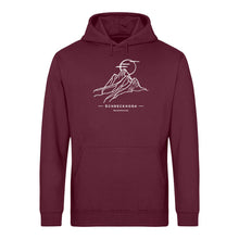 Laden Sie das Bild in den Galerie-Viewer, Schreckhorn - Premium Berg Hoodie (Burgundy)