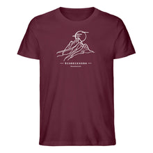 Laden Sie das Bild in den Galerie-Viewer, Schreckhorn - Premium Berg Shirt Men (Burgundy)
