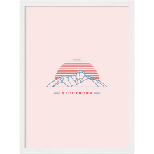 Laden Sie das Bild in den Galerie-Viewer, Stockhorn Poster mit Rahmen