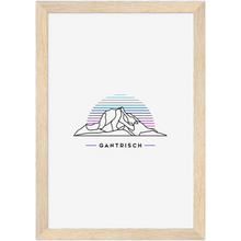 Laden Sie das Bild in den Galerie-Viewer, Gantrisch Poster mit Rahmen