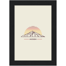 Laden Sie das Bild in den Galerie-Viewer, Niesen Poster mit Rahmen