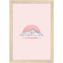 Laden Sie das Bild in den Galerie-Viewer, Stockhorn Poster mit Rahmen