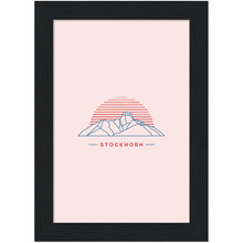 Laden Sie das Bild in den Galerie-Viewer, Stockhorn Poster mit Rahmen