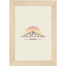 Laden Sie das Bild in den Galerie-Viewer, Niesen Poster mit Rahmen