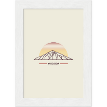 Laden Sie das Bild in den Galerie-Viewer, Niesen Poster mit Rahmen