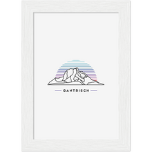 Laden Sie das Bild in den Galerie-Viewer, Gantrisch Poster mit Rahmen