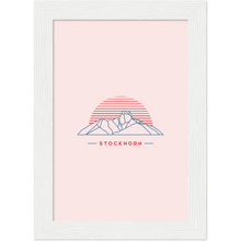 Laden Sie das Bild in den Galerie-Viewer, Stockhorn Poster mit Rahmen