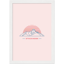 Laden Sie das Bild in den Galerie-Viewer, Stockhorn Poster mit Rahmen