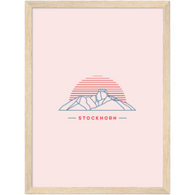 Laden Sie das Bild in den Galerie-Viewer, Stockhorn Poster mit Rahmen