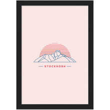 Laden Sie das Bild in den Galerie-Viewer, Stockhorn Poster mit Rahmen