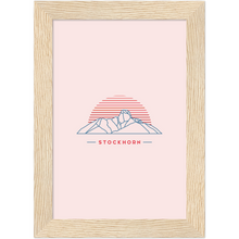 Laden Sie das Bild in den Galerie-Viewer, Stockhorn Poster mit Rahmen