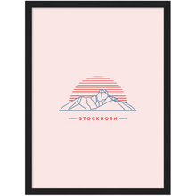 Laden Sie das Bild in den Galerie-Viewer, Stockhorn Poster mit Rahmen