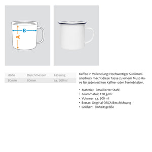 Schreckhorn - Emaille Tasse