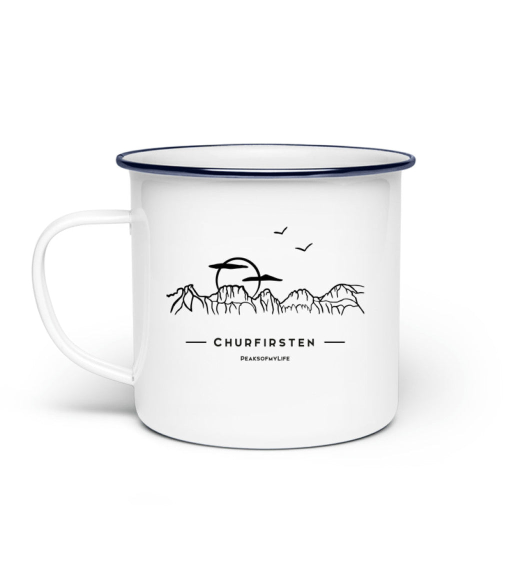Churfirsten - Emaille Tasse