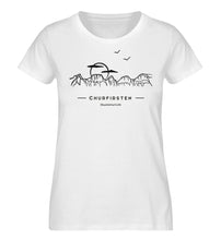Laden Sie das Bild in den Galerie-Viewer, Churfirsten - Premium Berg Shirt Damen (White)
