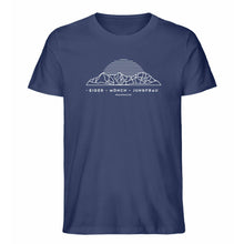 Laden Sie das Bild in den Galerie-Viewer, Eiger Mönch Jungfrau - Premium Berg Shirt Men (Navy)
