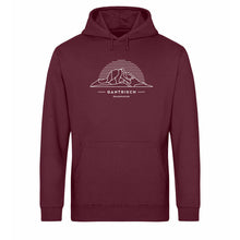 Laden Sie das Bild in den Galerie-Viewer, Gantrisch - Premium Berg Hoodie (Burgundy)
