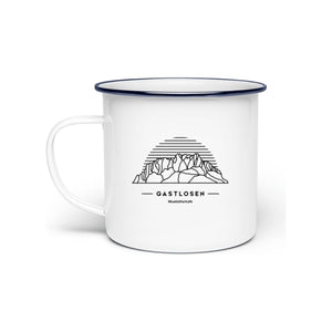 Gastlosen  - Berg-Tasse aus Emaille