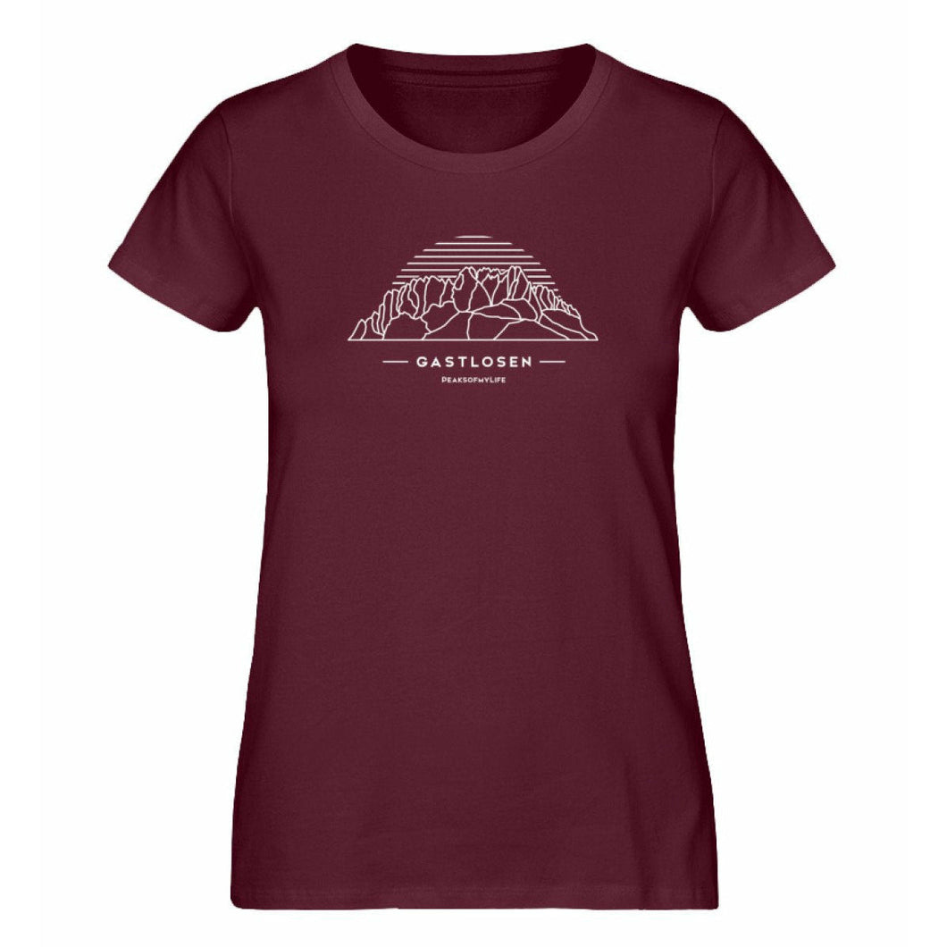 Gastlosen - Premium Berg Shirt Damen (Burgundy)