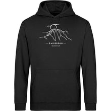 Laden Sie das Bild in den Galerie-Viewer, Kaiseregg - Premium Berg Hoodie (Black)
