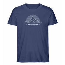 Laden Sie das Bild in den Galerie-Viewer, Matterhorn - Premium Berg Shirt Men (Navy)
