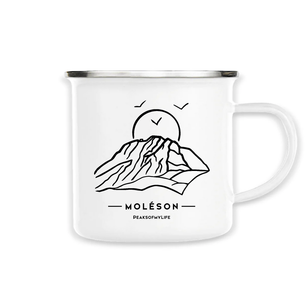 Moléson  - Berg-Tasse aus Emaille