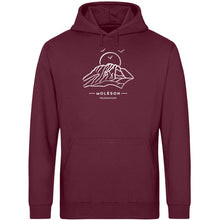 Laden Sie das Bild in den Galerie-Viewer, Moléson - Premium Berg Hoodie (Burgundy)
