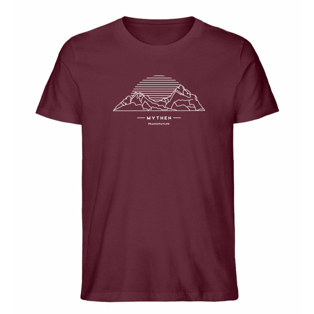 Mythen - Premium Berg Shirt Men (Burgundy)