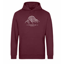 Laden Sie das Bild in den Galerie-Viewer, Nüneneflue - Premium Berg Hoodie (Burgundy)
