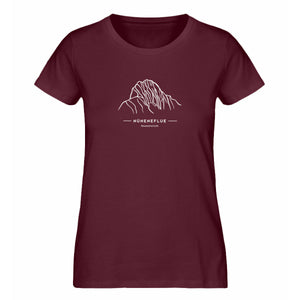 Nüneneflue - Premium Berg Shirt Damen (Burgundy)