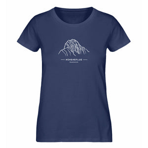 Nüneneflue - Premium Berg Shirt Damen (Navy)