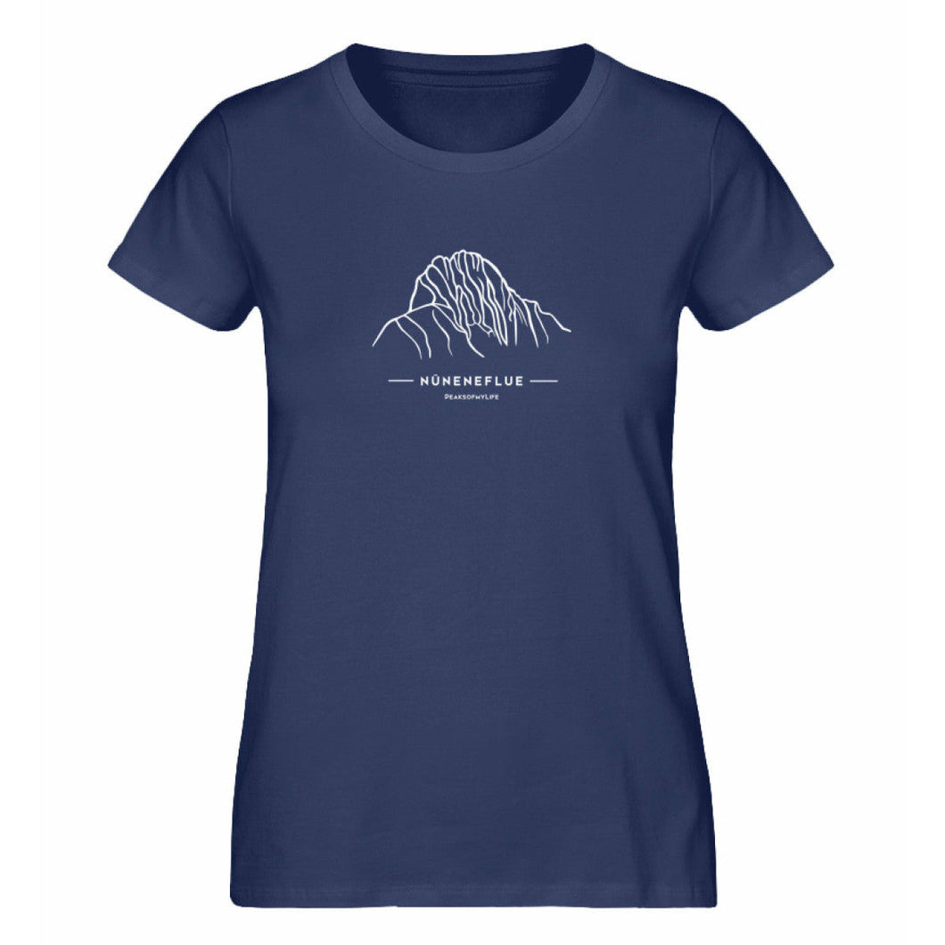 Nüneneflue - Premium Berg Shirt Damen (Navy)