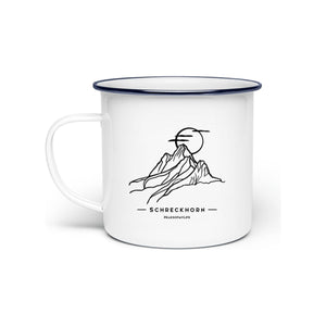 Schreckhorn - Emaille Tasse