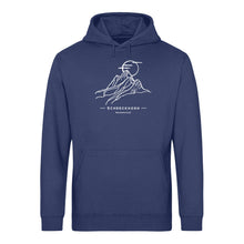 Laden Sie das Bild in den Galerie-Viewer, Schreckhorn - Premium Berg Hoodie (Navy)
