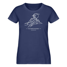 Laden Sie das Bild in den Galerie-Viewer, Schreckhorn - Premium Berg Shirt Damen (Navy)
