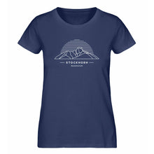 Laden Sie das Bild in den Galerie-Viewer, Stockhorn Premium Berg Shirt Damen (Navy)
