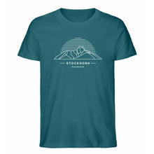 Laden Sie das Bild in den Galerie-Viewer, Stockhorn - Premium Berg Shirt Men (Ocean)
