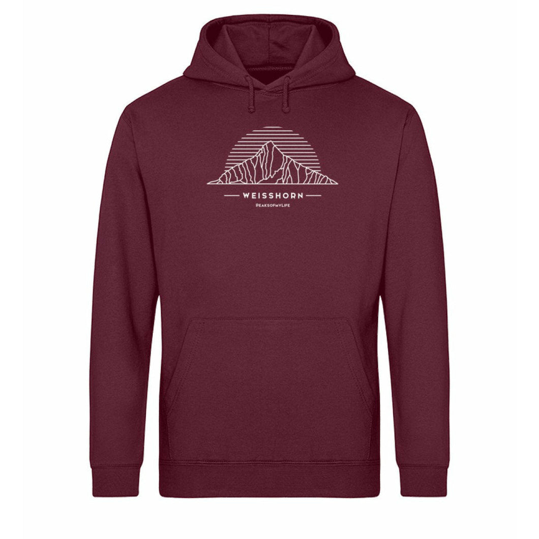 Weisshorn - Premium Berg Hoodie (Burgundy)