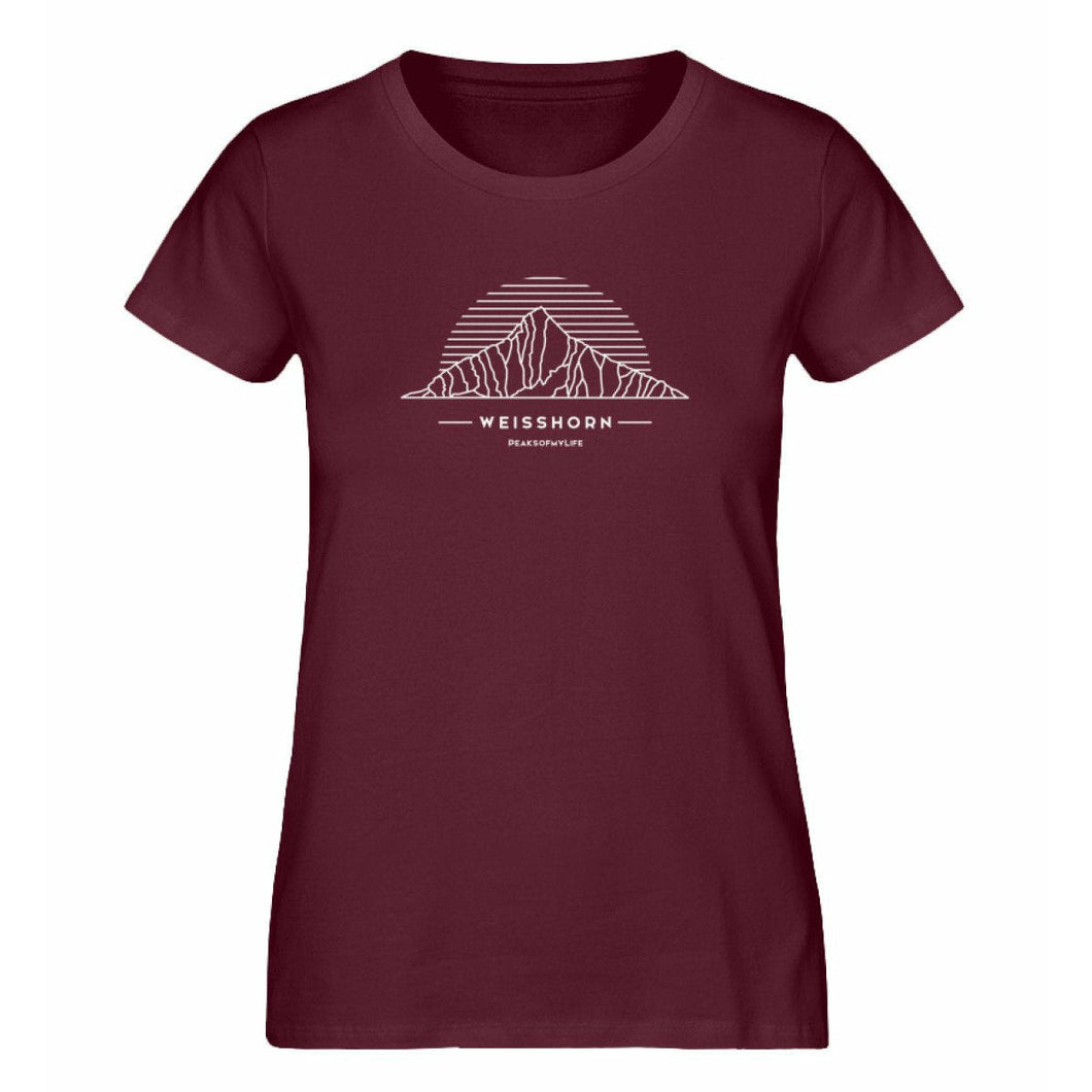 Weisshorn - Premium Berg Shirt Damen (Brugundy)