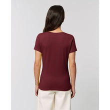 Laden Sie das Bild in den Galerie-Viewer, Schreckhorn - Premium Berg Shirt Damen (Burgundy)
