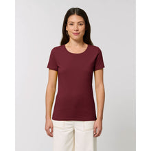 Laden Sie das Bild in den Galerie-Viewer, Schreckhorn - Premium Berg Shirt Damen (Burgundy)
