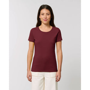 Schreckhorn - Premium Berg Shirt Damen (Burgundy)